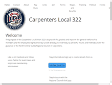 Tablet Screenshot of local322.net